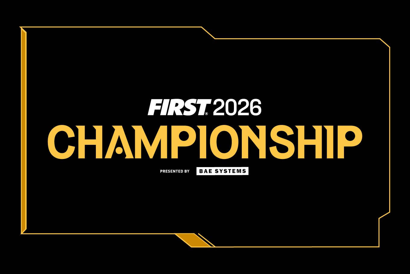2026 FIRST Championship Logo on black
